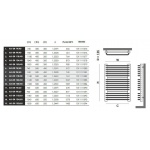 Grzejnik łazienkowy Gorgiel AK-DR 134/50
