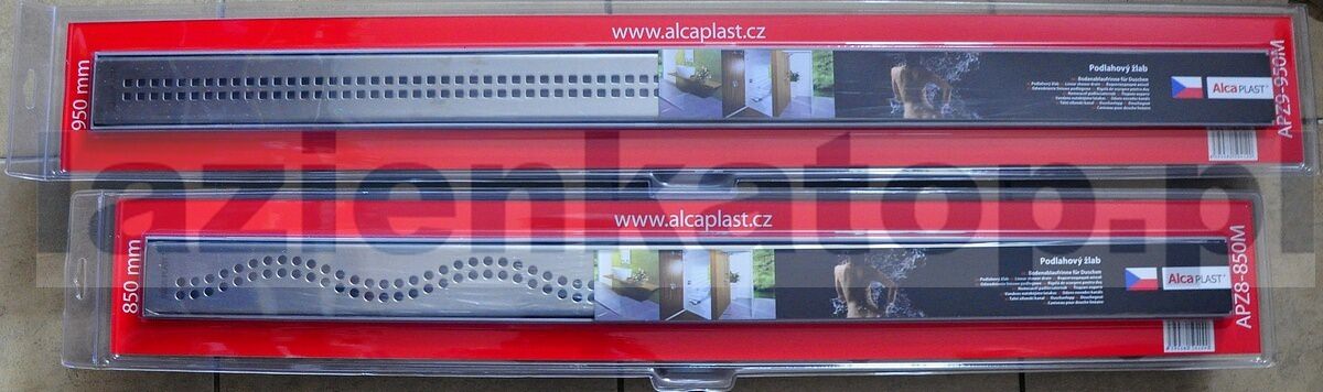 opakowania odpływów Alcaplast Simple