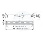 Odpływ liniowy Alcaplast APZ8-550