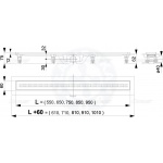 Odpływ prysznicowy Alcaplast APZ9-550