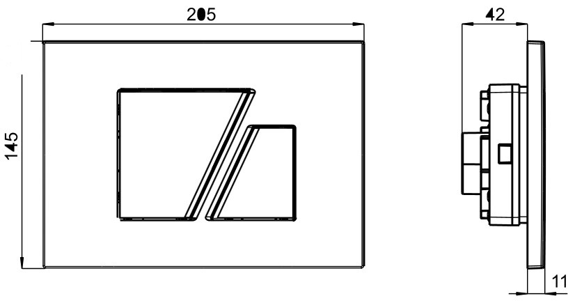 wymiary SANIT S707