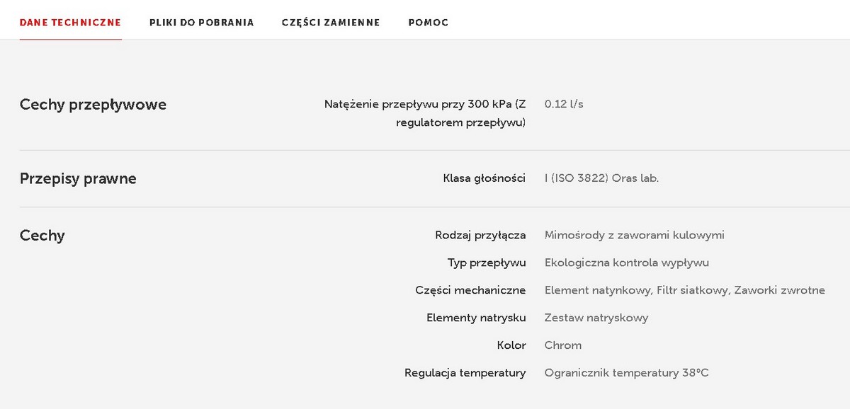 Zestaw natryskowy termostatyczny Oras Nova 7452X